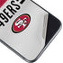 NFL San Francisco 49ers White Striped iPhone 11 Skin